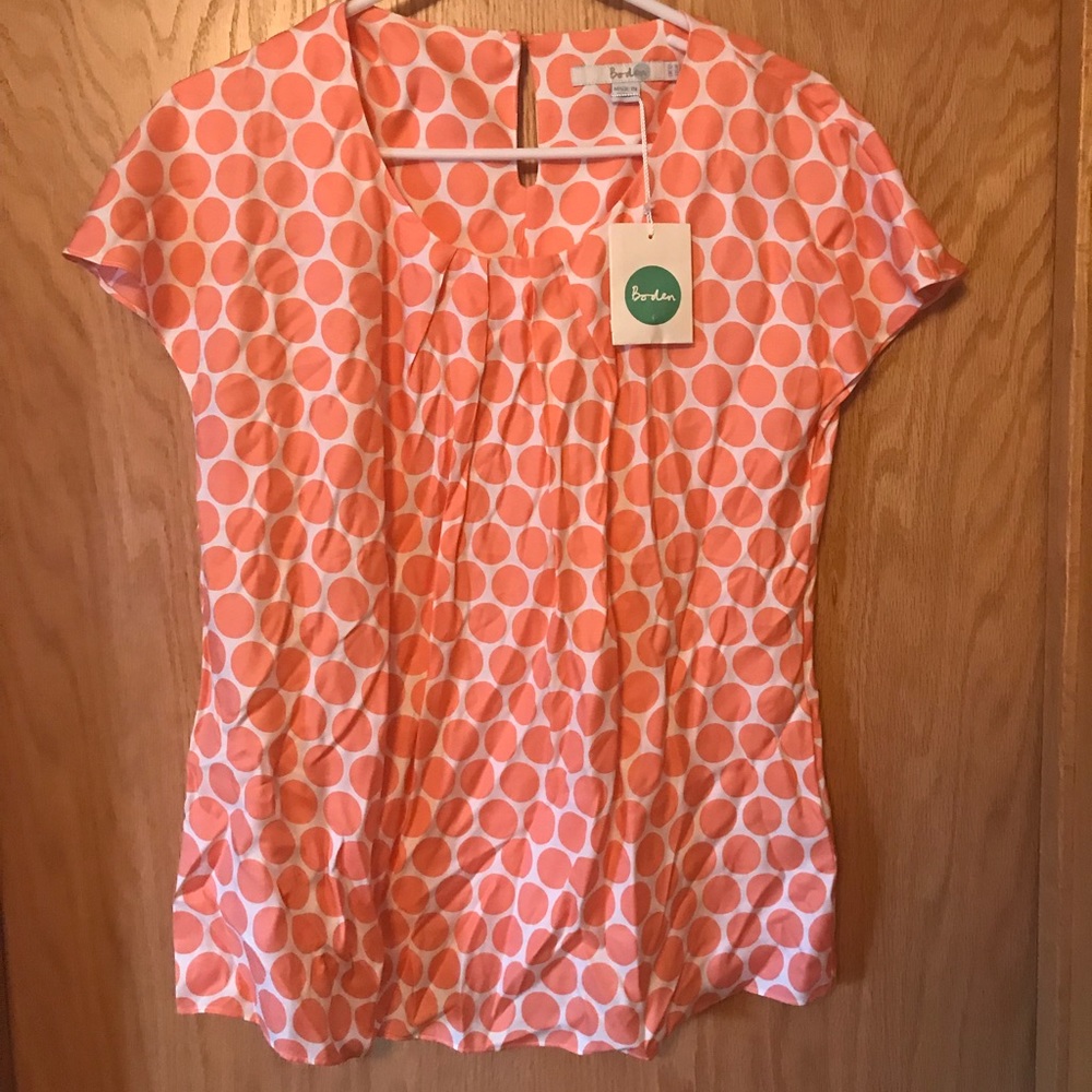 New with tags, Boden Silk Top